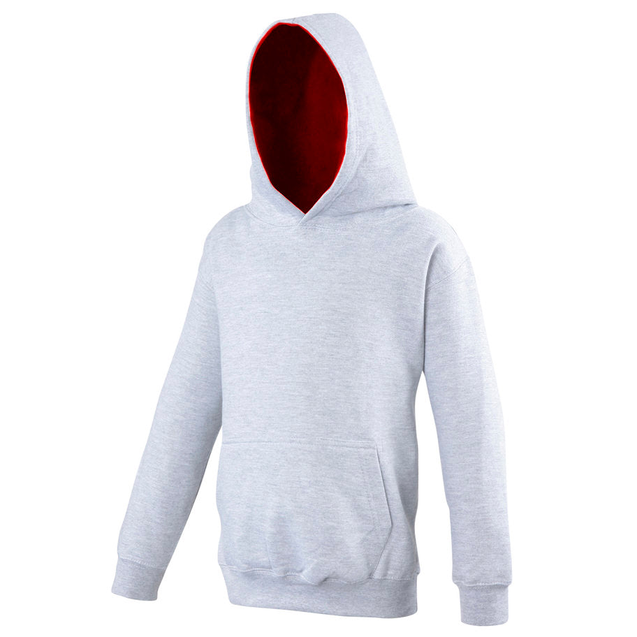 Just Hoods Kids - Heather Grey Hoodie