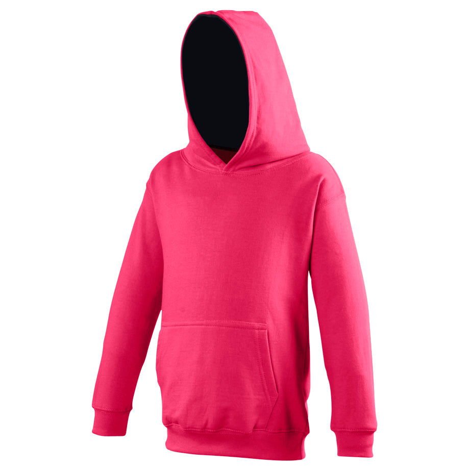 Just Hoods Kids - Hot Pink Hoodie