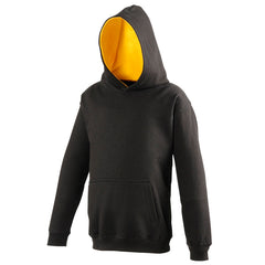 Just Hoods Kids - Jet Black & Gold Hoddie