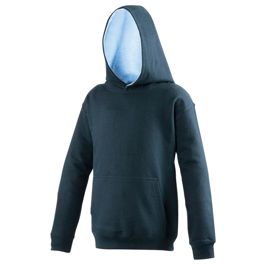 Just Hoods Kids - New French Navy & Sky Blue Hoodie
