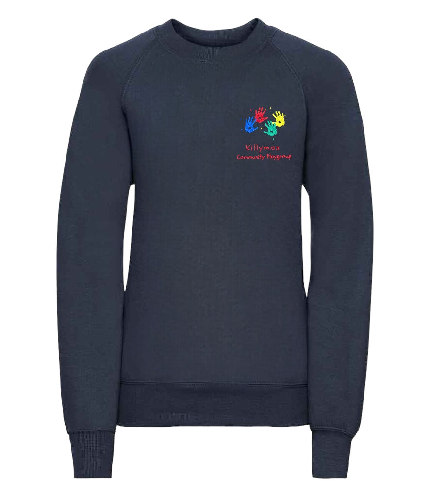 Killyman Community Nursery Navy embroidered round neck sweatshirt