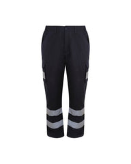 RTX HiVis Work Trousers Navy